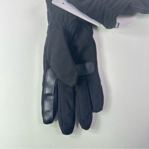 NEW/NWT Men’s SZ Med Isotoner Smart Dri Black Gloves - Picture 3 of 6